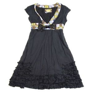 Free People A-Line Dress Ruffle